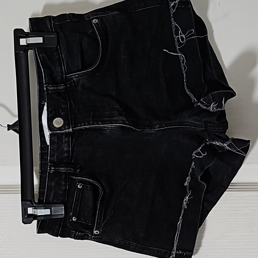 Zara Black Denim Shorts - Size 4